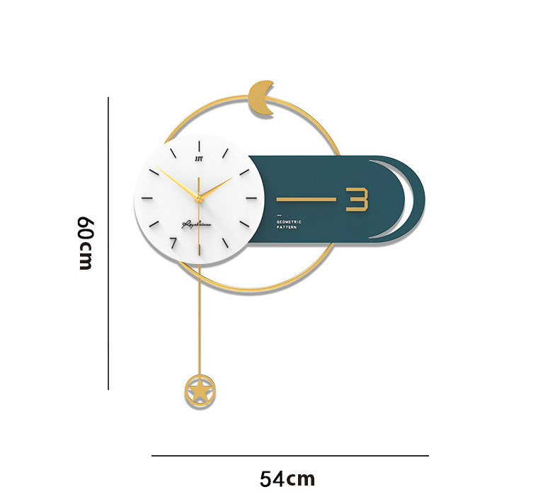 Orologio da parete Luna stella design