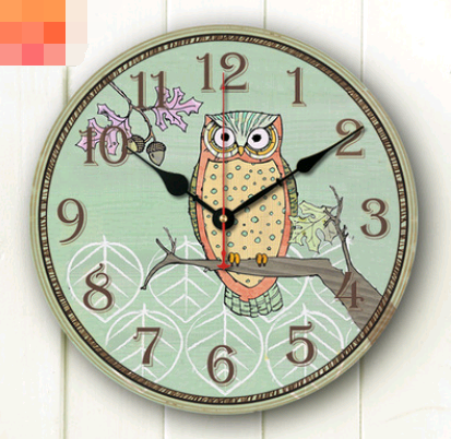 Orologio da parete Neon blu