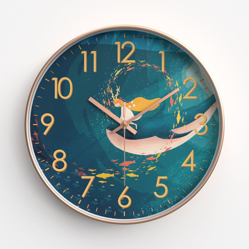 Orologio da parete Forme astratte colorate
