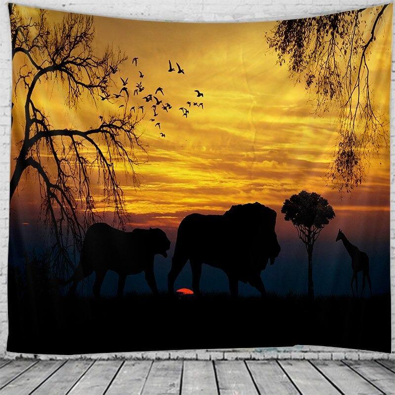 Tappezzeria leoni al tramonto