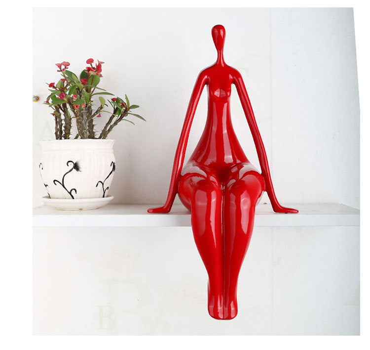 Ornamento resina astratto