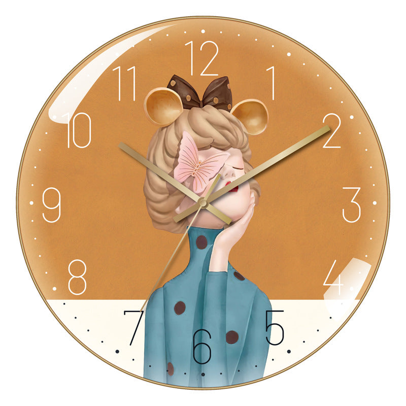 Orologio da parete Donna cappello rosso