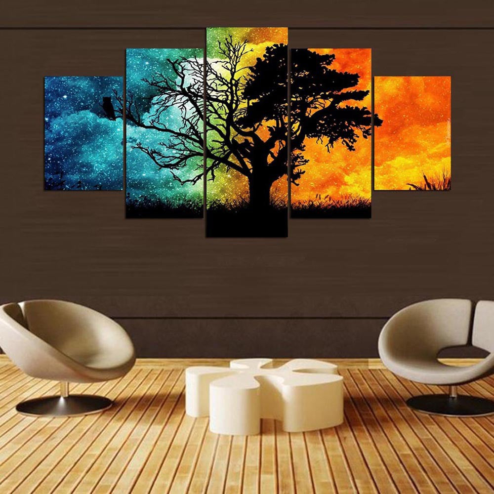 Quadro albero astratto