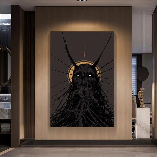 Adesivo murale Mostro nero