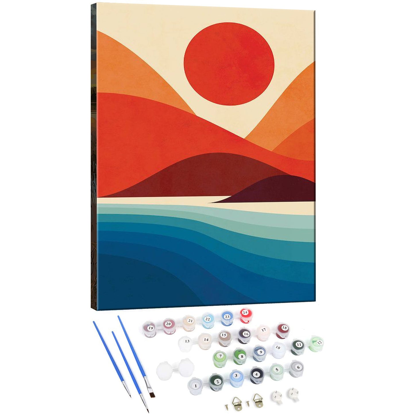 Quadro Asia Tramonto