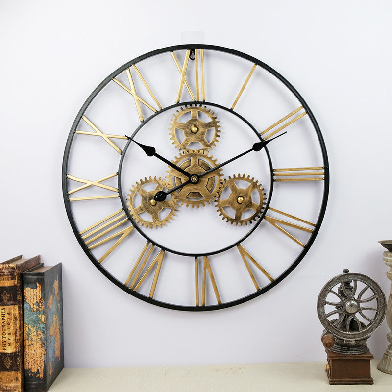 Orologio da parete Steampunk ingranaggi