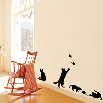 Adesivo murale gatti
