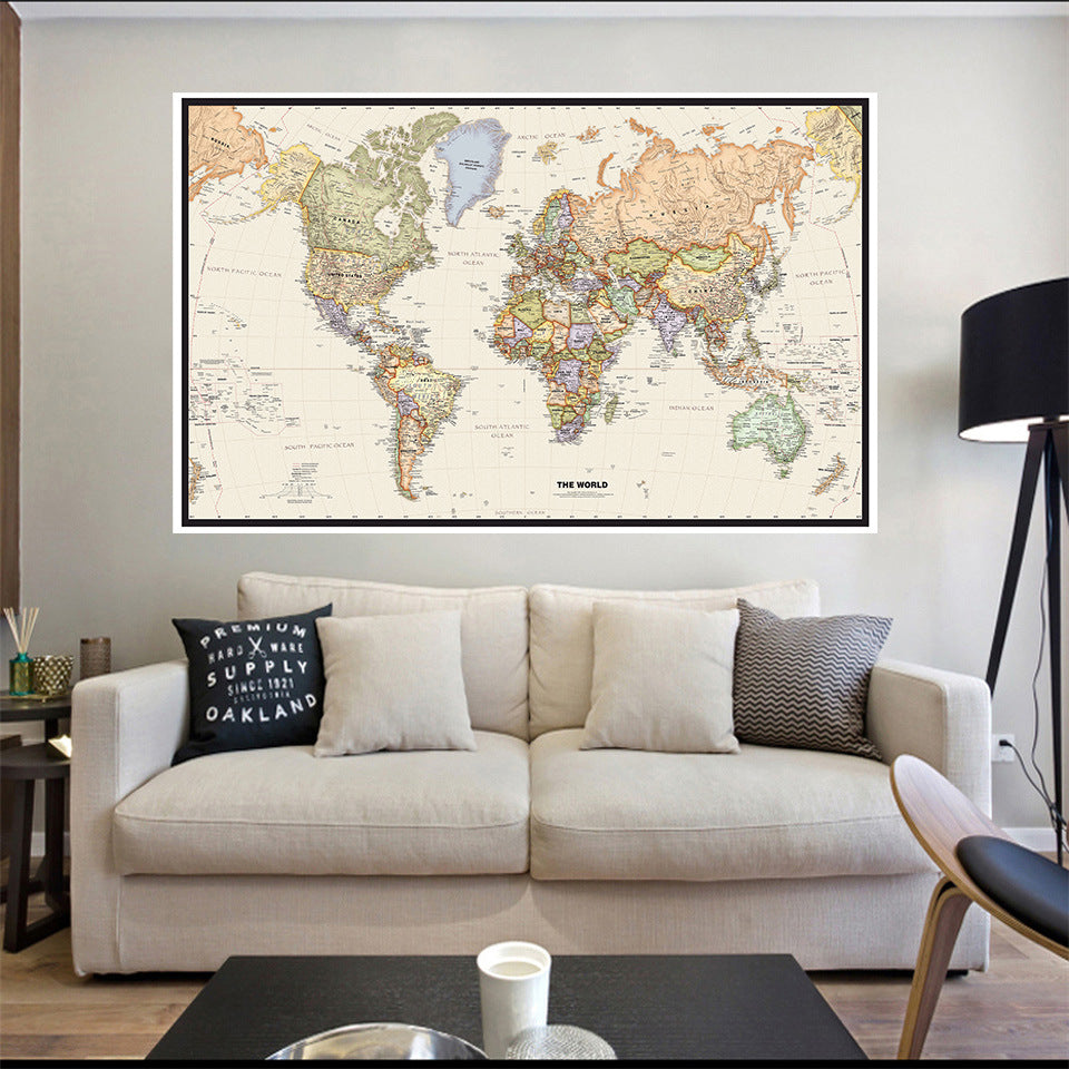 Poster Mappa Vintage