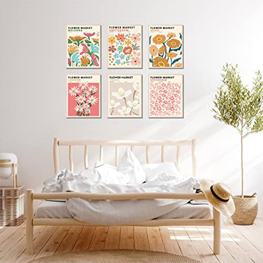 Quadro su tela Collezione Flower Market bohemien vivaci