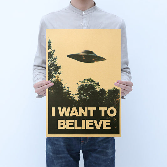 Poster Disco volante nel cielo