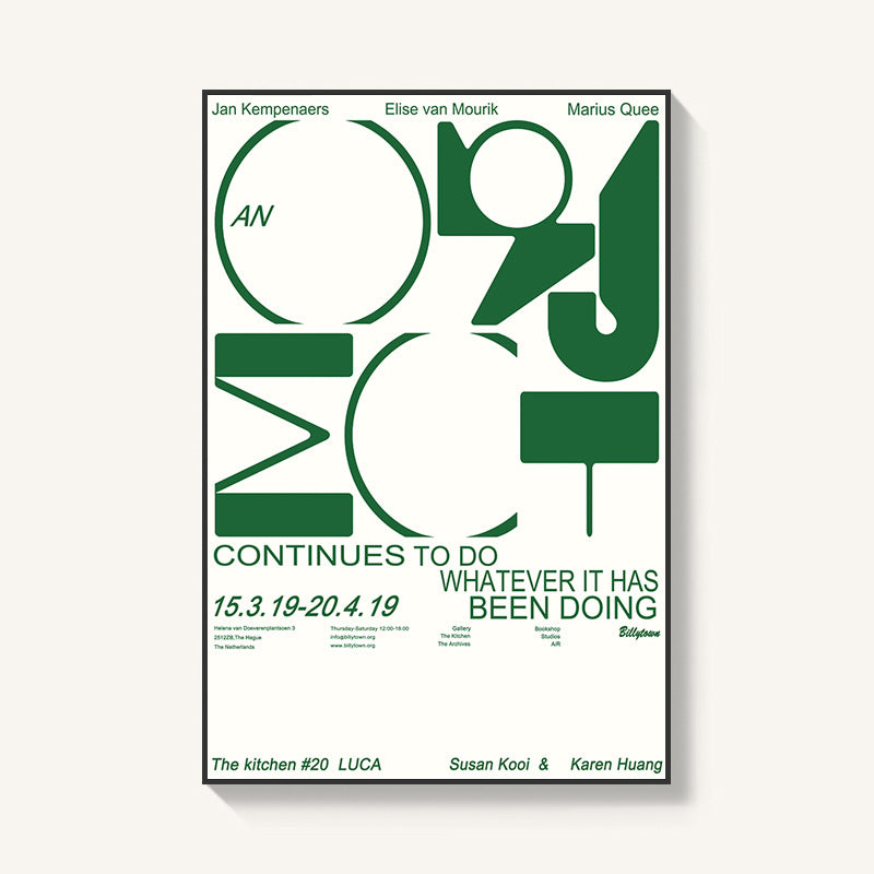Poster arte astratta minimalista