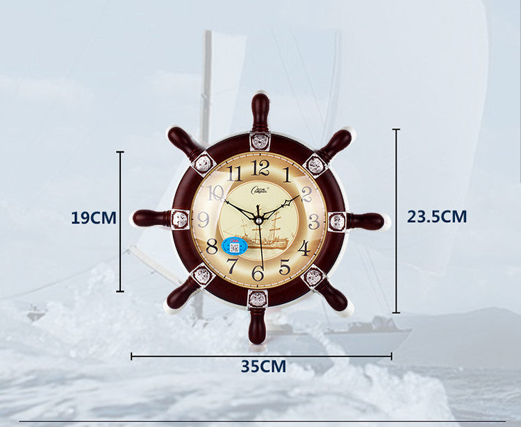 Orologio da parete Timone nautico