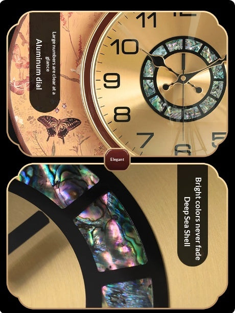 Orologio da parete Farfalle fiori