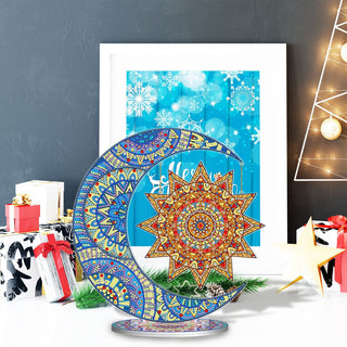Quadro Natale cristalli