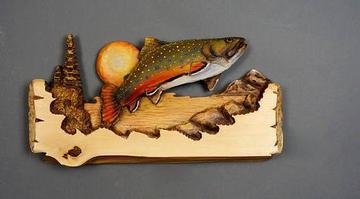 Quadro legno animale