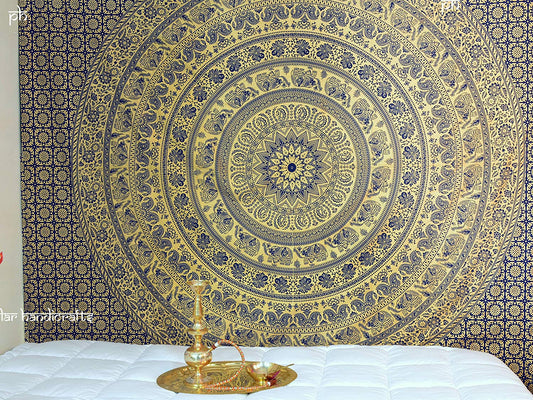 Arazzo Mandala rosa
