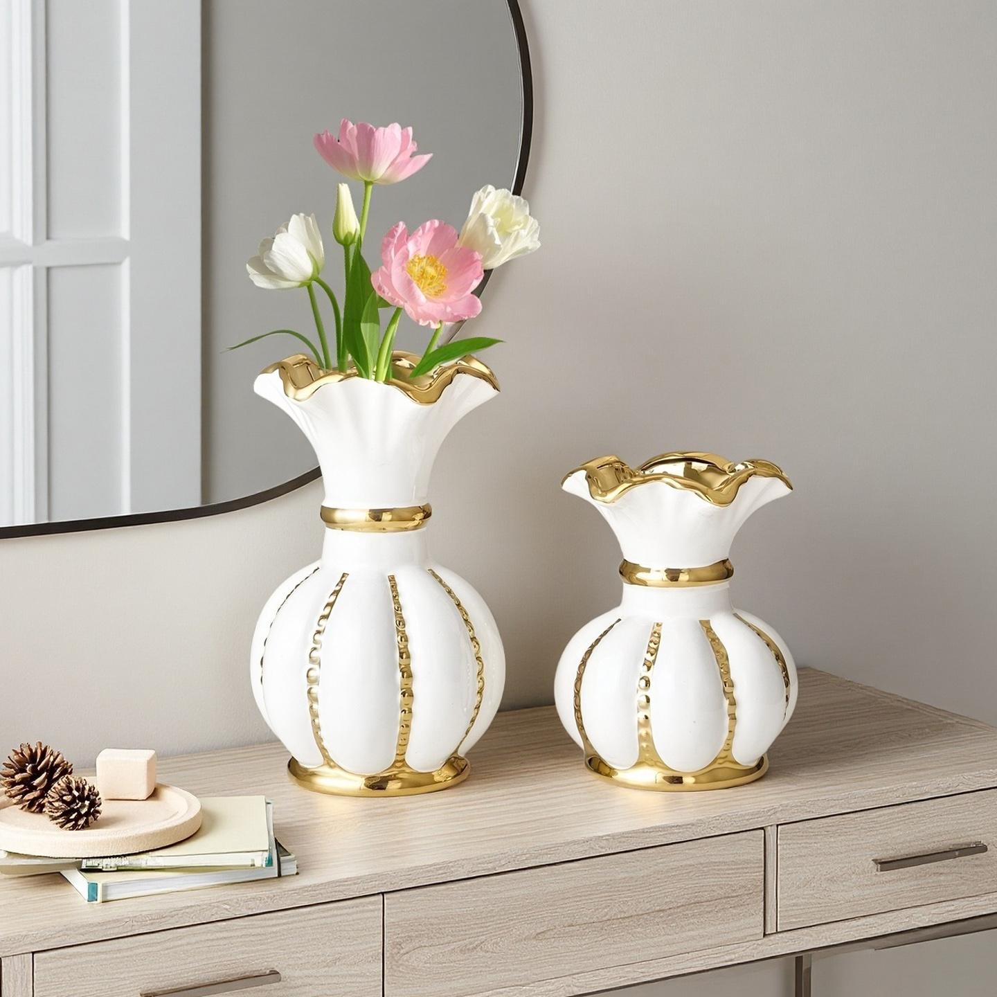Vaso ceramica fiori