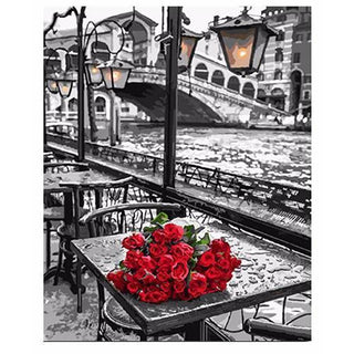 Quadro rose e ponte