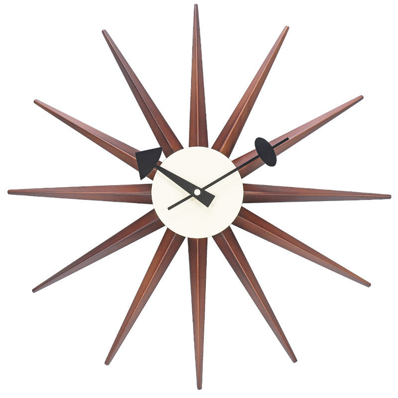 Orologio da parete Sole raggi dorati