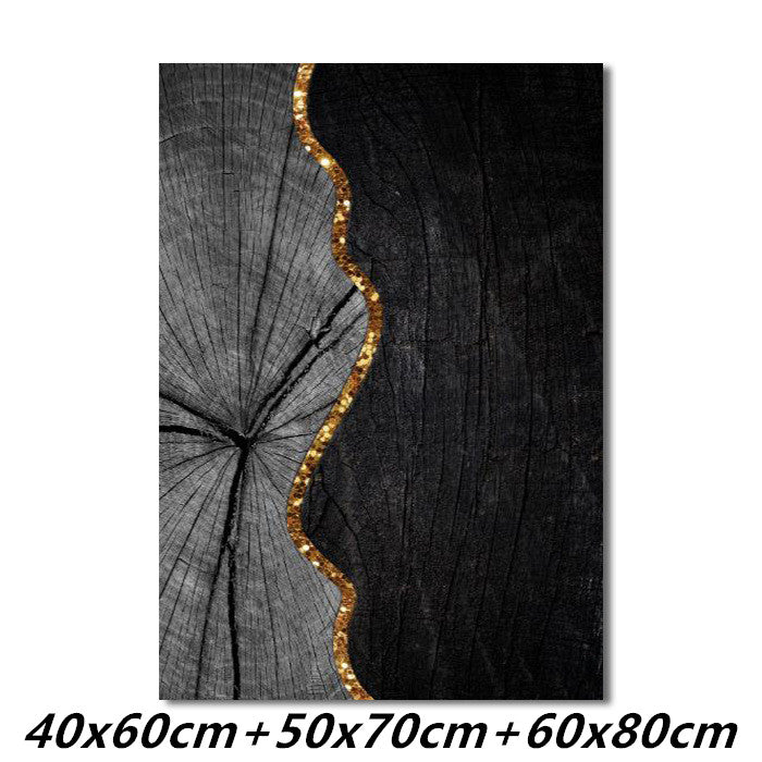 Quadro legno astratto