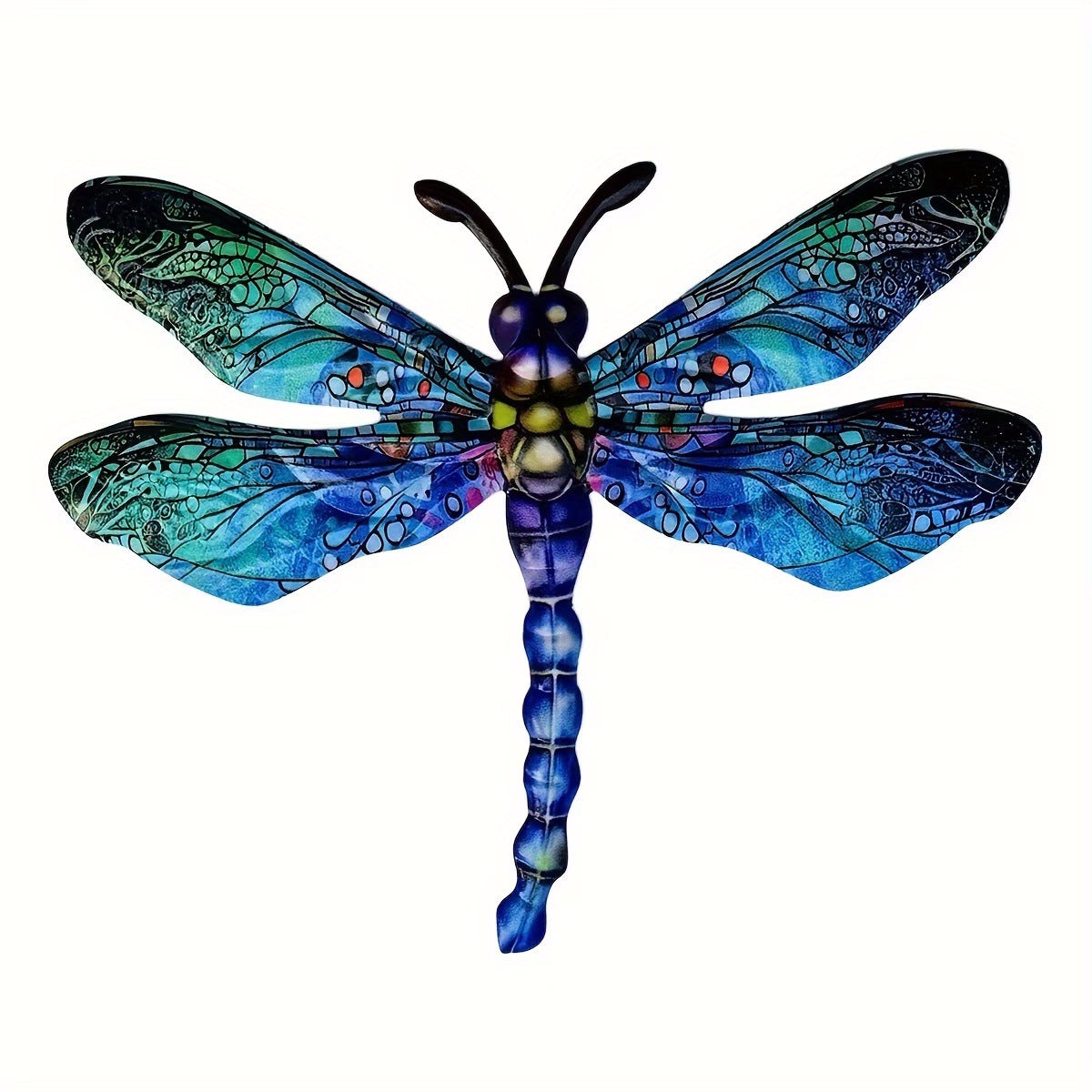 Decorazione libellula metallo