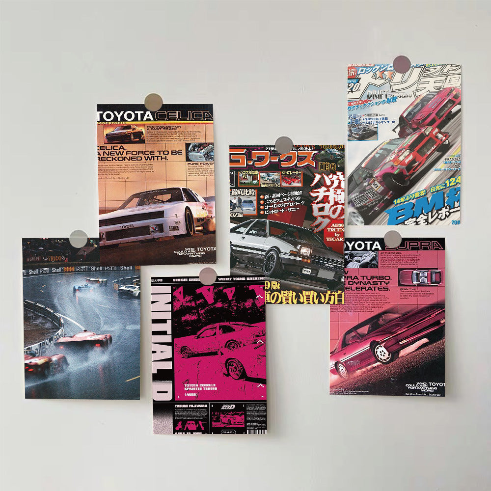 Poster auto retrò