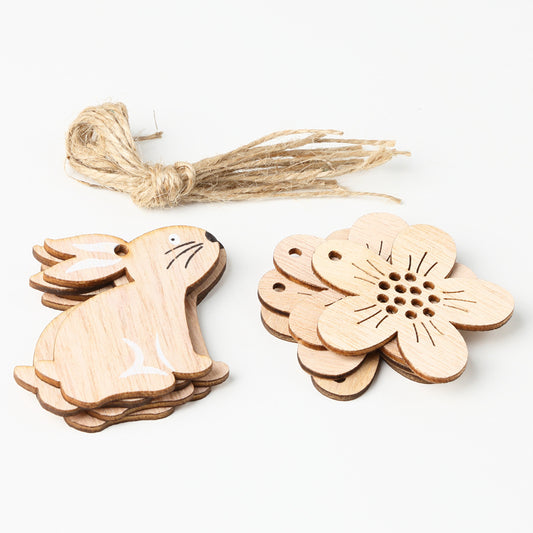 Coniglio legno saltante appeso