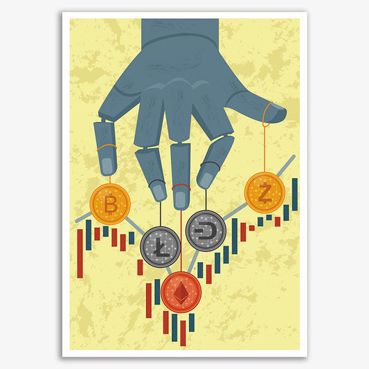 Adesivo murale Bitcoin