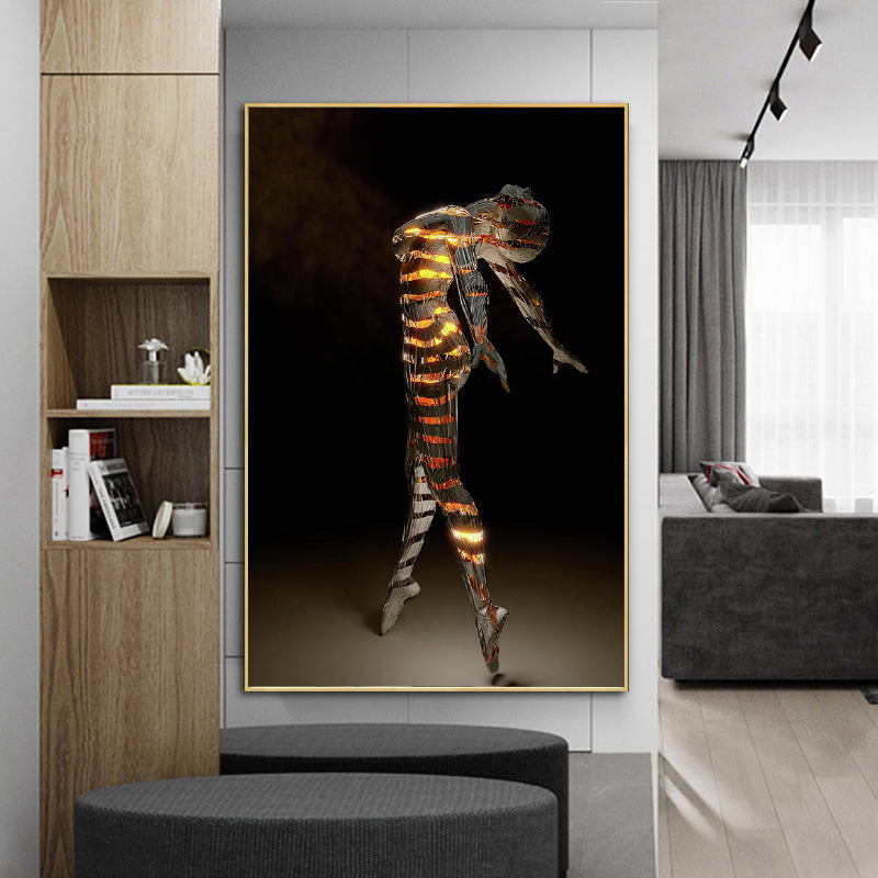 Quadro astratto donna