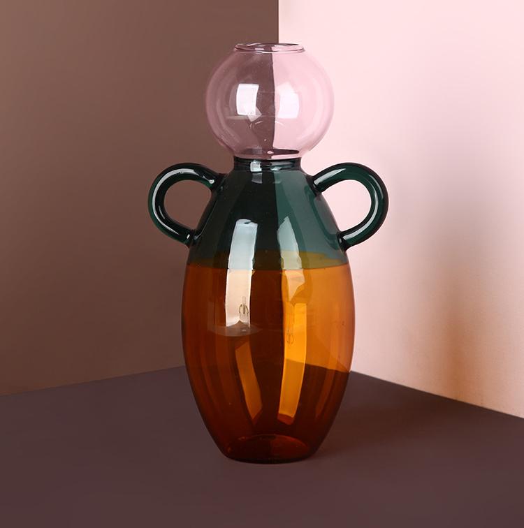Vaso vetro sfumato artigianale