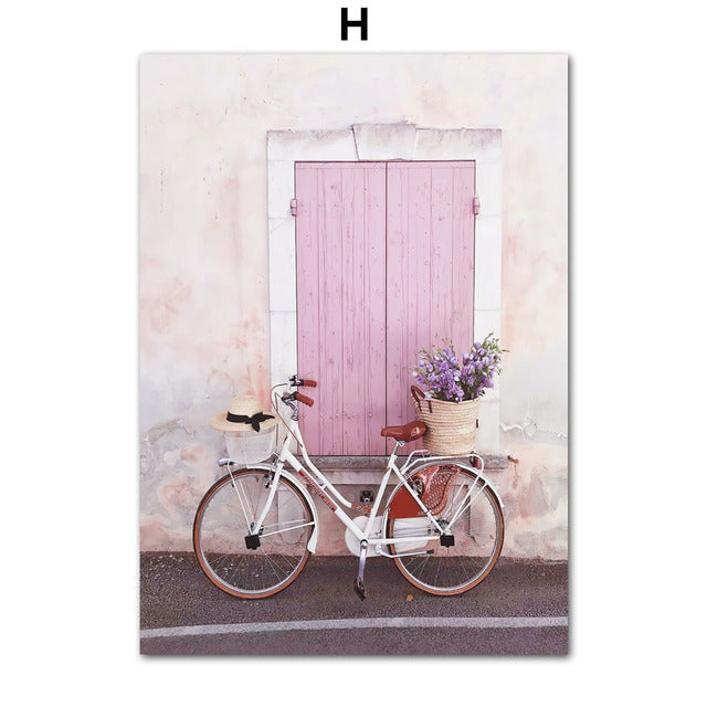 Poster lavanda e bicicletta