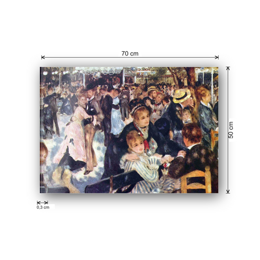 Homage to Renoir - Moulin Galette cm 70x50 - misure