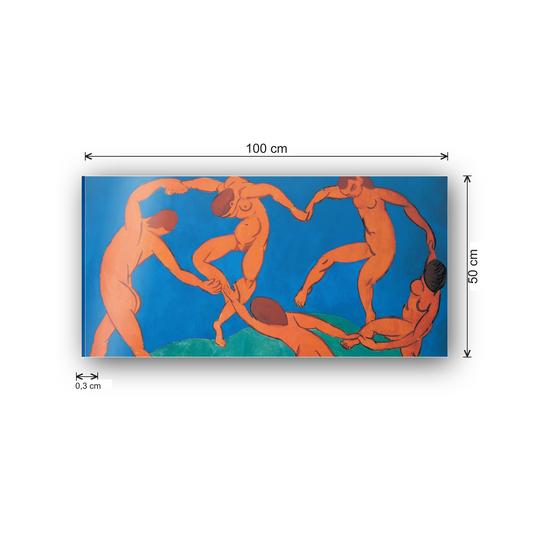 Homage to Matisse - La dance cm 100x50 - misure