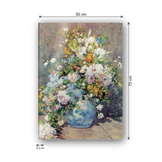 Homage to Renoir - Spring Flowers cm 50x70 - misure