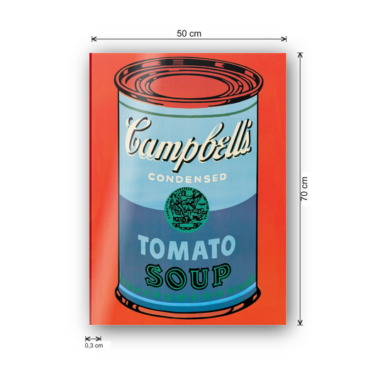 Homage to Warhol - Campbell's Soup Can, 1965 cm 50x70 - misure