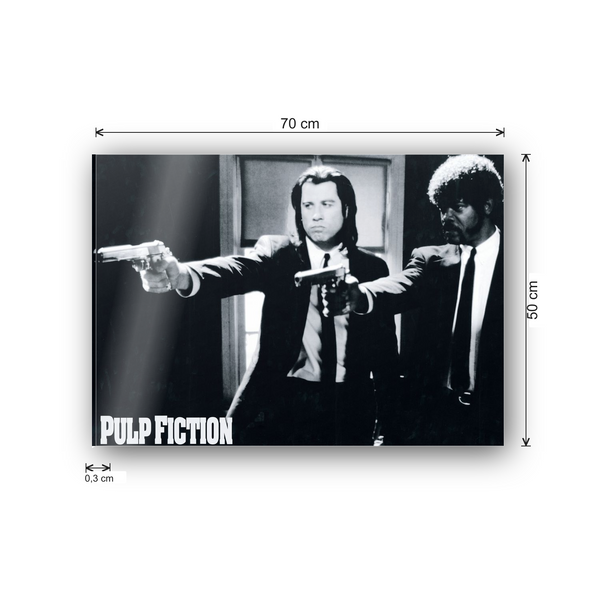 Homage to Pulp Fiction - cm 70x50 - Pannello Acrilico