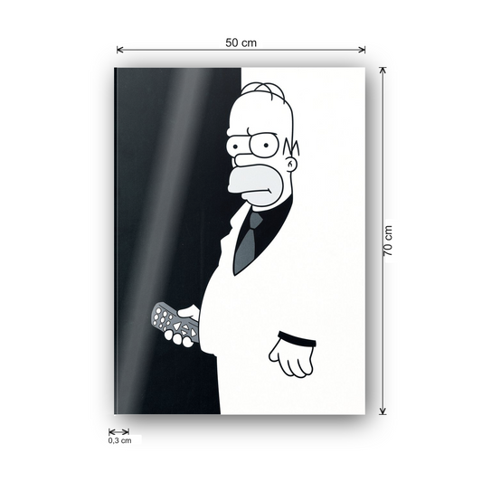 Homer Scarface cm 50x70 - misure