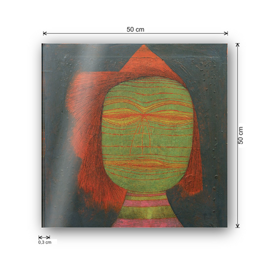 Homage to Klee - Actor's Mask cm 50x50 - misure