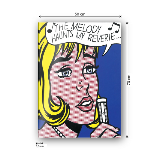 Homage to Lichtenstein - Reverie From 11 Pop Artist Vol.2 cm 50x70 - misure