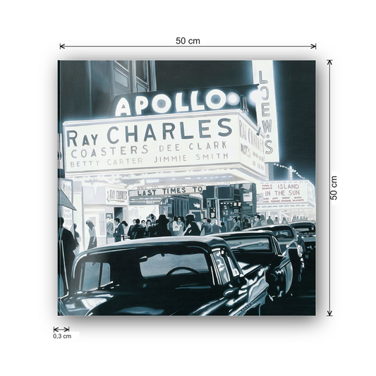 Ray Carles Apollo cm 50x50 - misure