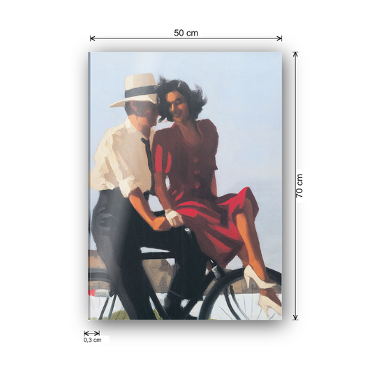 Homage to Vettriano - Lazy Hazy Days cm 50x70 - misure