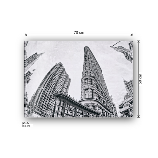 Flat Iron cm 70x50 - misure