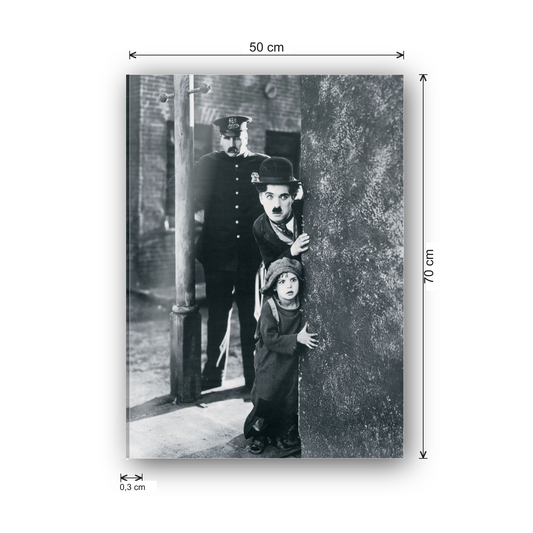 Charlie Chaplin cm 50x70 - misure