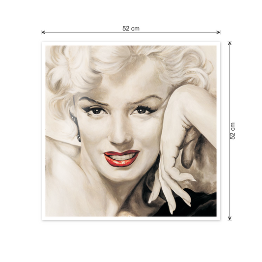 Homage to Marilyn cm 50x50 - misure
