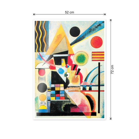 Homage to Kandinsky - Undulation, 1925 cm 50x70 - misure