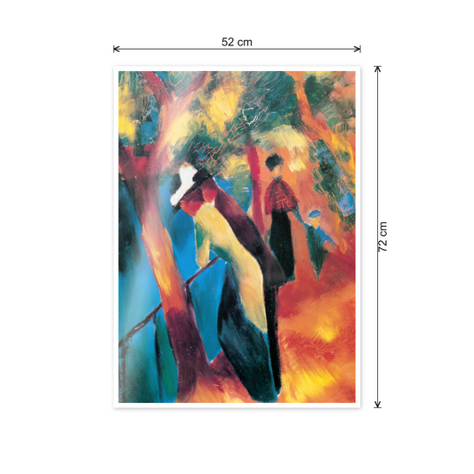 Homage to Macke - Sunlit cm 50x70 - misure
