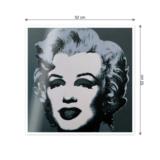 Homage to Warhol - Marilyn Monroe cm 50x50 - misure