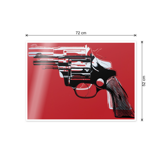 Homage to Warhol - Guns, 81-82 cm 70x50 - misure