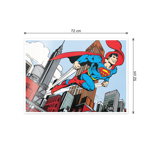 Homage to Superman - Metropolis cm 70x50 - misure