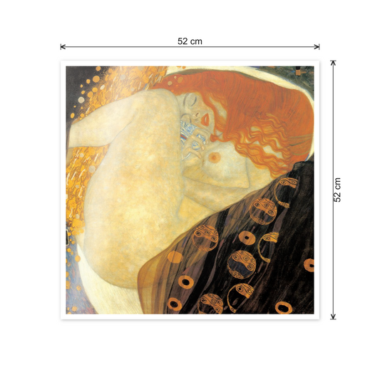 Homage to Klimt - Danae cm 50x50 - misure
